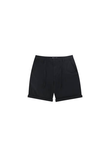 Pantalones Cortos Vaqueros Slim Fit de Hombre | Pull\u0026Bear