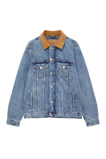 pull and bear boyfriend denim jacket