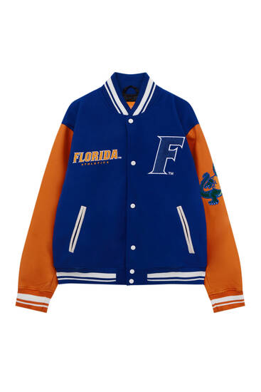 pull and bear orange jacket