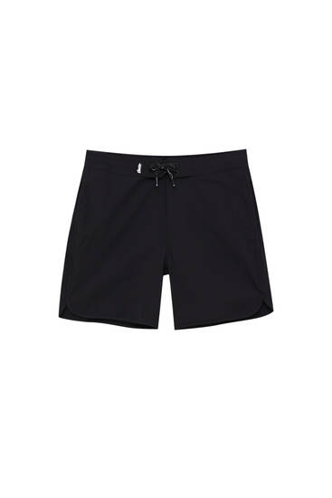 Basic fitted waist swim shorts