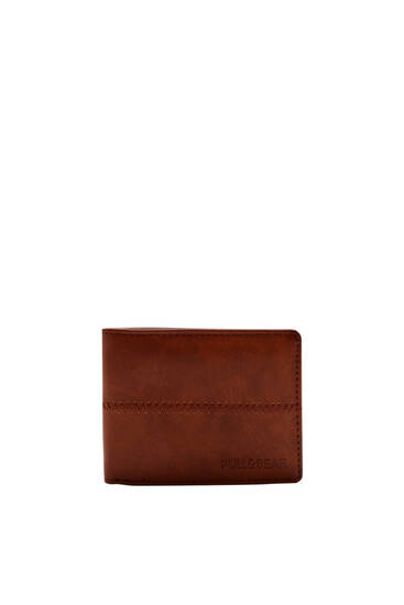 Wallet with seam detail