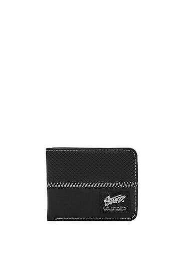 STWD wallet with stitching detail
