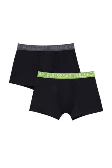 Pack of 2 boxers with neon logo