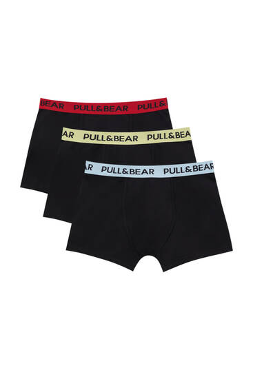 Pack of 3 pairs of coloured boxers