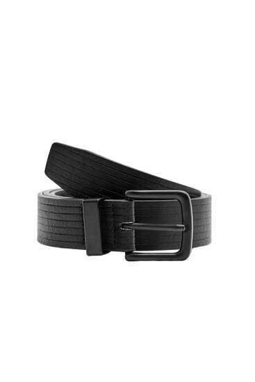 Stripe effect belt