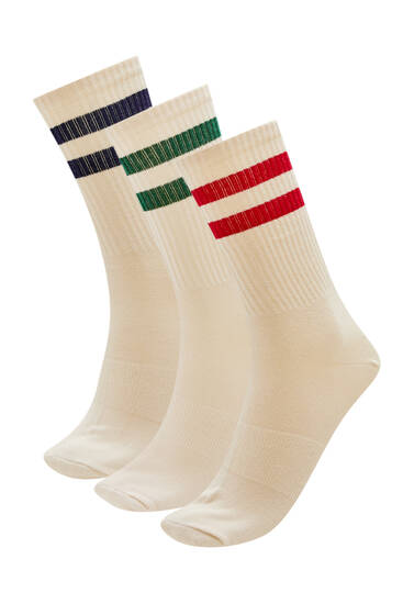 3-pack of vintage long socks