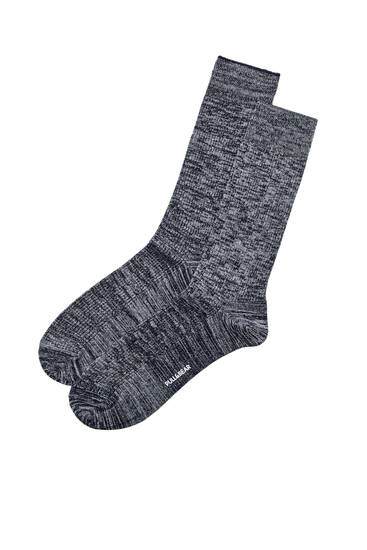Flecked long socks