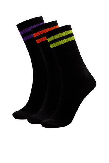 3-pack of long sports socks