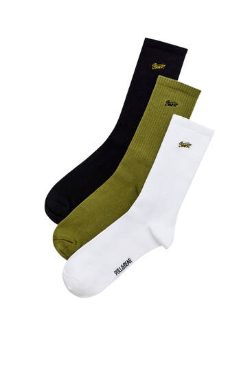 Pack of embroidered STWD socks