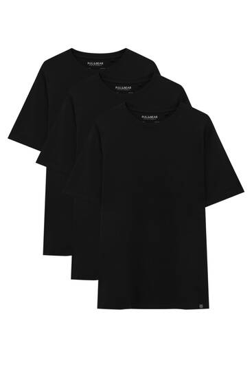3er-Pack Basic-T-Shirts