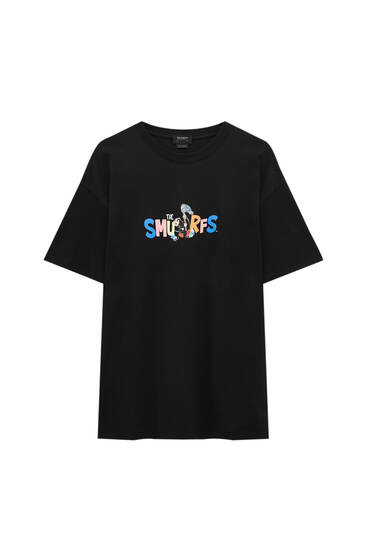 The Smurfs slogan T-shirt