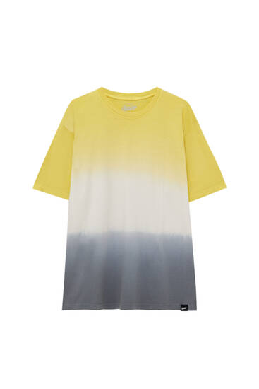 Tie-dye-Shirt mit Farbverlauf