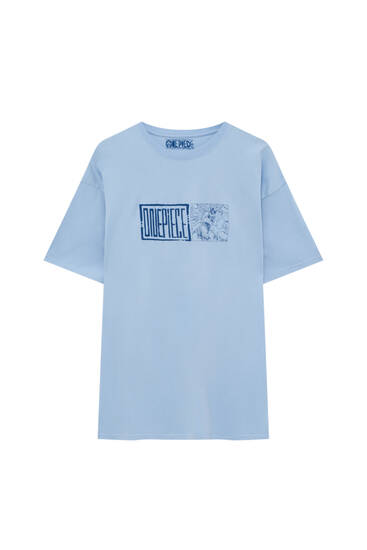 Shirt One Piece in Blau
