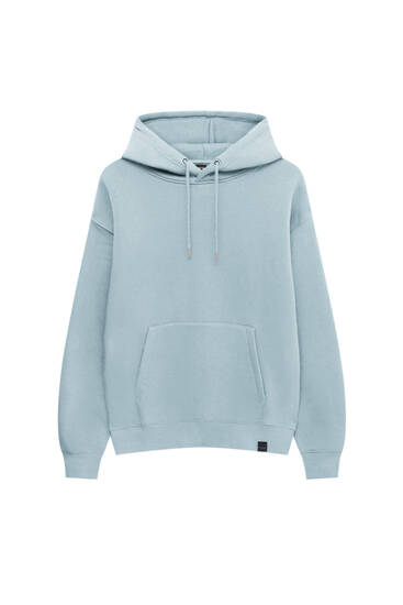 Basic hoodie with pouch pocket