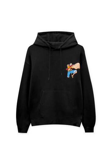 Sweat noir One Piece - pull\u0026bear
