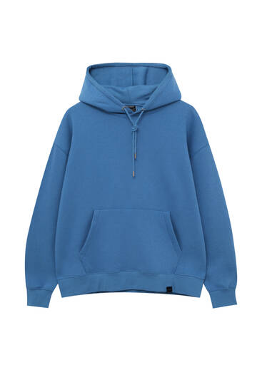 pull&bear logo hoodie
