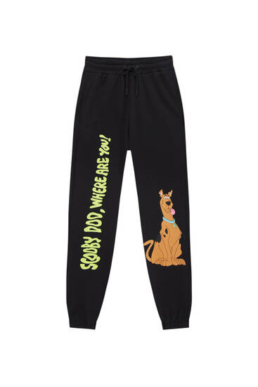 Pantalón jogger negro Scooby-Doo