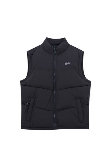 Coloured STWD puffer gilet