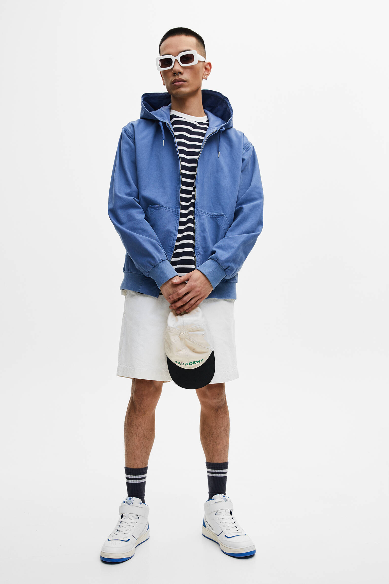 Pull \u0026 Bear - Zip-up canvas jacket