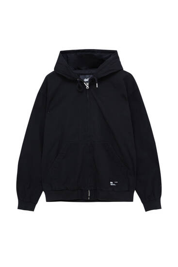 pull and bear half zip jacket