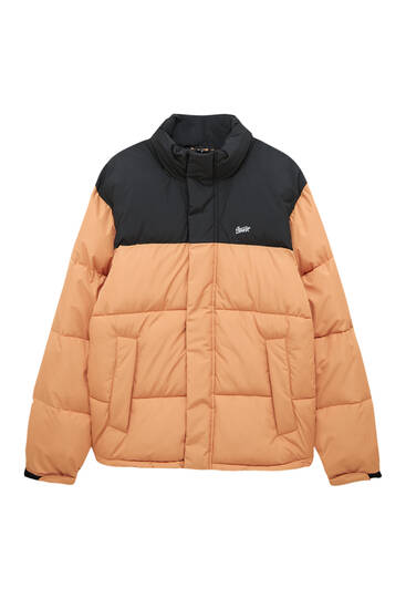 pull and bear blue puffer jacket