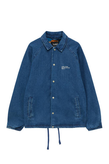 coach jacket pull and bear