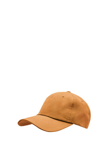 Jednokolorowa czapka z daszkiem basic