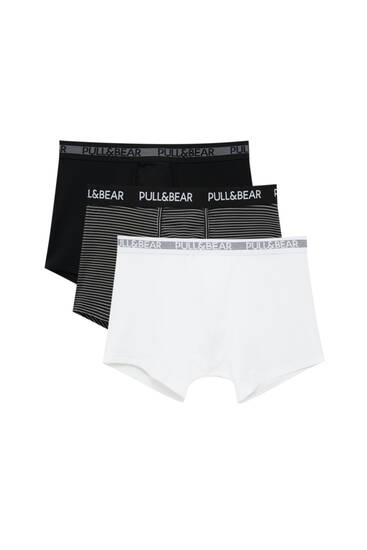3-pack of basic coloured boxers