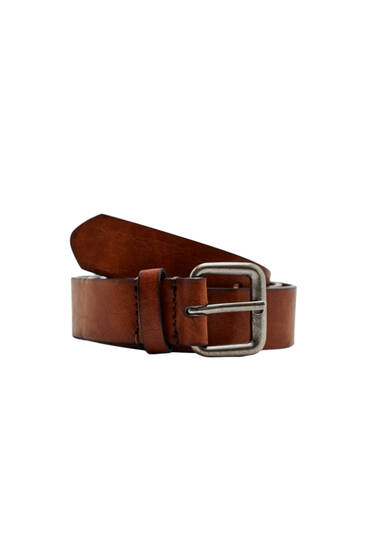Ombré faux leather belt