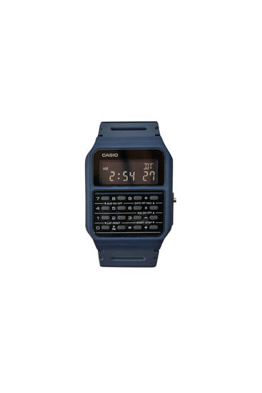 Niebieski zegarek vintage Casio CA-53WF-2BEF