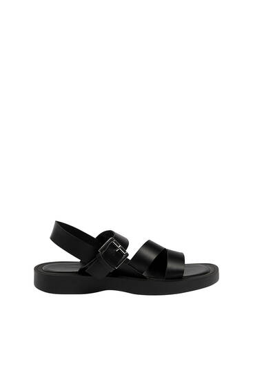 Sandalias Planas y Romanas de Mujer | PULL\u0026BEAR