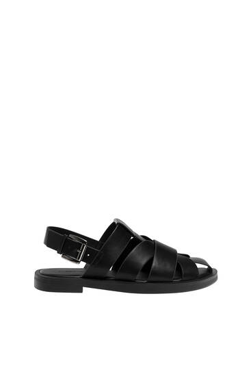 Sandalias Planas y Romanas de Mujer | PULL\u0026BEAR