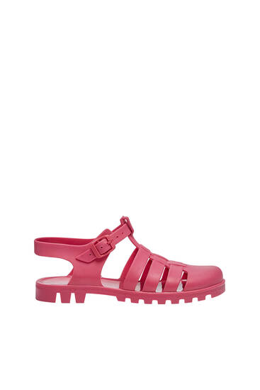 Sandalia cangrejera engomada - PULL\u0026BEAR