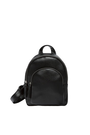 Double zip backpack