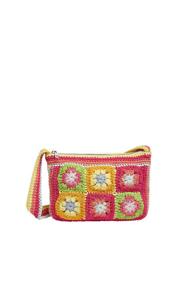 Crochet shoulder bag - pull\u0026bear
