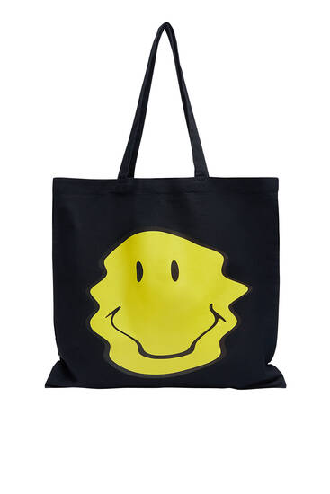 Smiley® yüzlü tote çanta