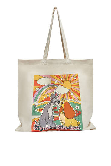 Lady and the Tramp tote bag