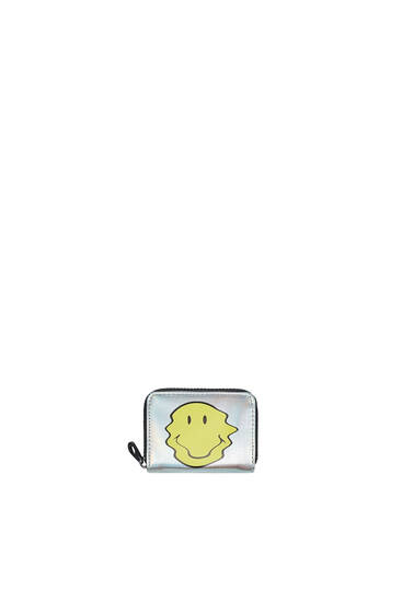 Smiley card holder purse