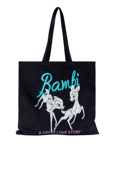 Bambi fabric tote bag