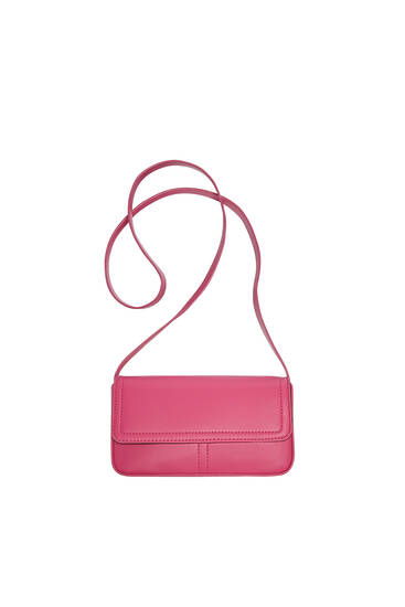 Crossbody bag with flap detail