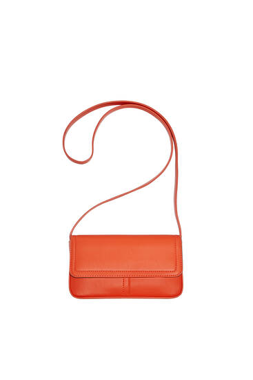 Crossbody bag with flap detail