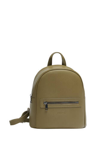 City backpack with pocket detail