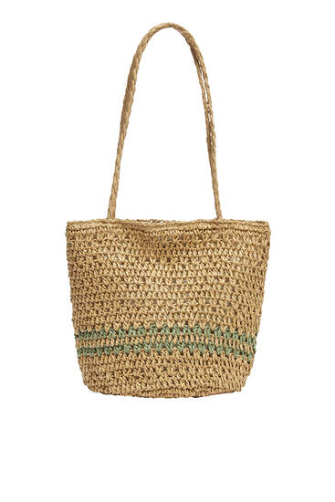 pull and bear paper bolsa