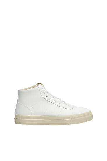 pull and bear all white trainers