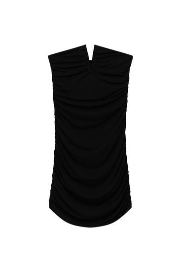 V-neck short dress