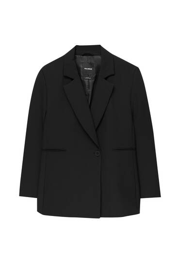 Black fitted blazer