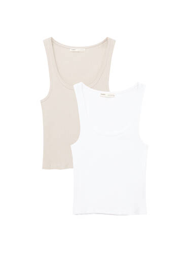 Pack of 2 tank tops