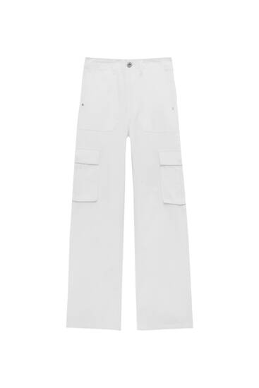 Straight-fit cargo trousers