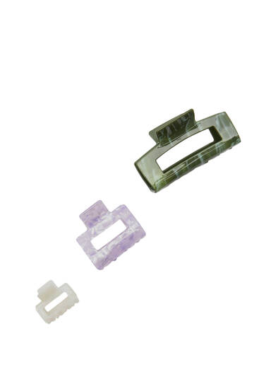 3-pack of hair clips