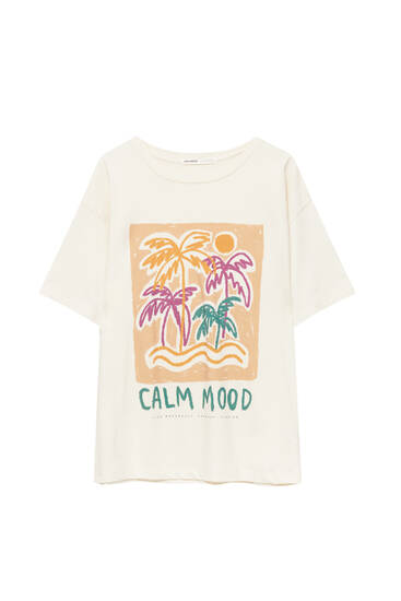 Calm Mood palm tree T-shirt